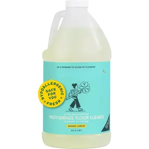Ultra Concentrated Floor Cleaner Vinegar Wash, Multi-Surface Solution For Mopping, Value Size, Bright  Scent, 64 oz