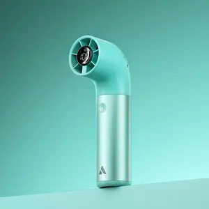 Handheld Mini Fan, Portable Turbine Fan, 19,000 RPM, LED Digital Battery Level Display, 7-Speed Settings, Aluminum Housing, Multi-Speed Adjustable, Ideal for Outdoor Cooling and Travel