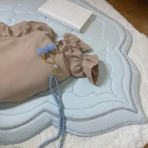 4 pc Matching Prayer Sets includes Prayer Mat, Wear, Beads, and a Quran book for Cute Gifts - all sets comes in the eunoia clear bag! Quran may or may not be with colorful pages depending on availability.