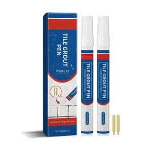 Tile Grout Pen, Waterproof and Mildew-Proof Grout Repair Marker, Long-Lasting Durable Formula for Neat and Beautiful Home Decoration