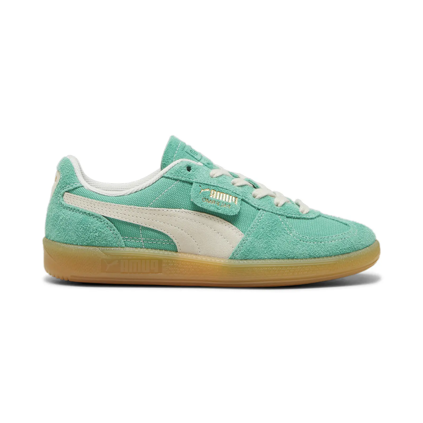 Puma Palermo Vintage 39684105 Mens Green Suede Lifestyle Sneakers Shoes