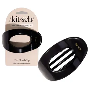 Kitsch Black Flat Cloud Clip - Large Kitsch Black Flat Cloud Clip - Large