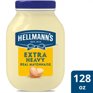 Hellmann's Extra Heavy Real Mayonnaise, Extra Egg Yolk, 1 gallon, 128 oz