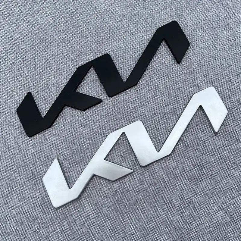 Car Front Hood Rear Trunk Letter Emblem Badge Sticker for  CARNIVAL SPORTAGE K3 KX3 K5 KX5 Ceed Rio Soul Forte Optima Stinger