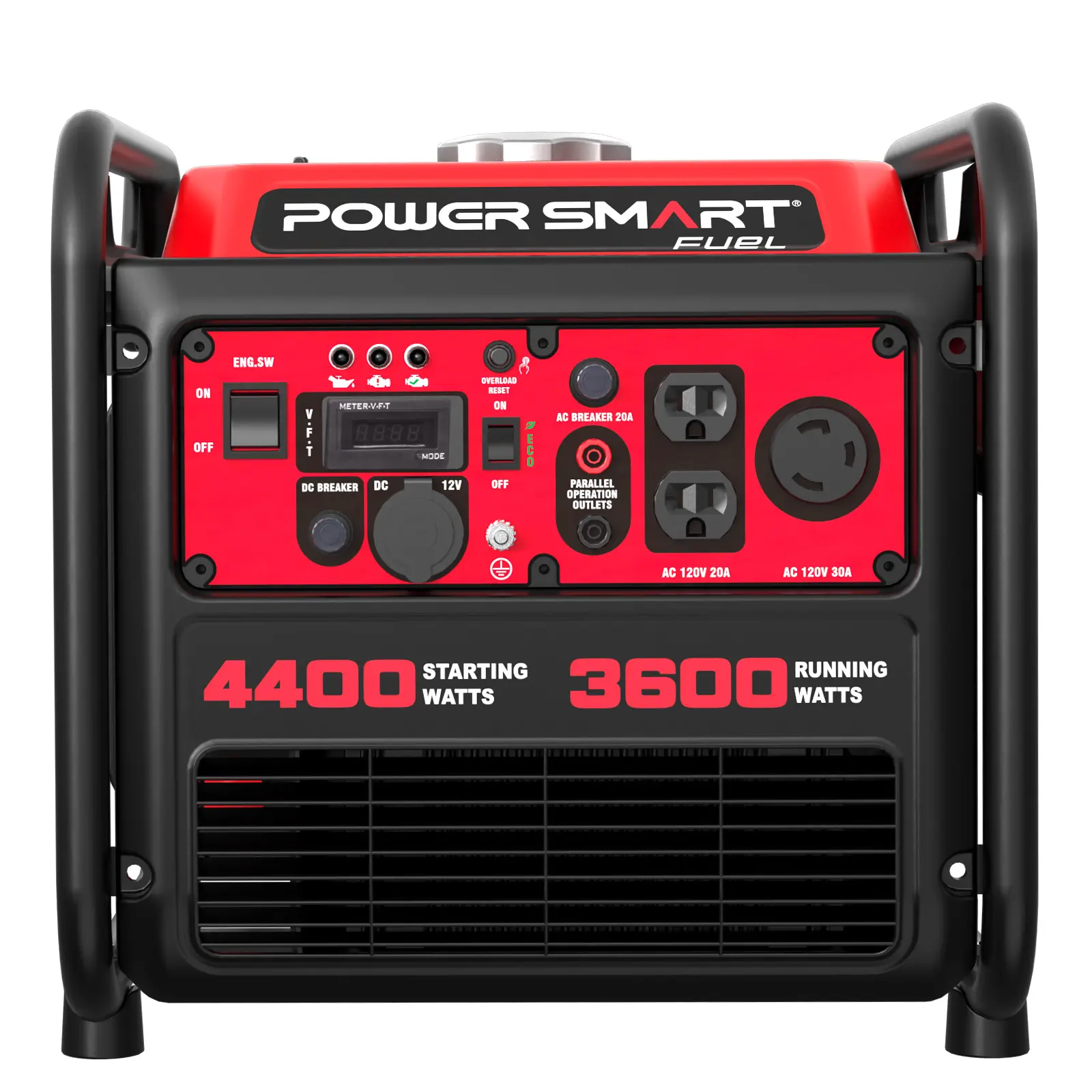 PowerSmart 4300-4500 Watt Portable Inverter Generator,SummerVibes,DB5041/DB5041C/DL5040/DL5040C,Gas Powered,CO-Sensor,Hurricane season,Lightweight and Emergency Backup,Camping,EPA Compliant,Heavy Duty Motor