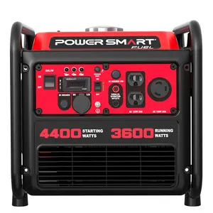 (Storm-Ready)PowerSmart 4300/4400-Watt Portable Inverter Generator, Gas Powered, CO-Sensor, Hurricane season, Lightweight and Emergency Backup, Camping, EPA Compliant，DB5041/DL5040/DL5040C, generators for house power, house generators