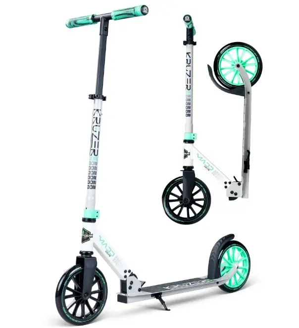 Madd Gear Kruzer 200mm Commuter Scooter, Easy Folding, Teens & Adults Max Weight 220LBS