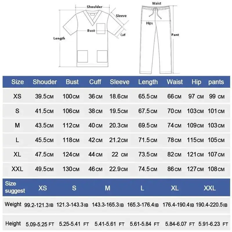 2026Uniform Suit Short Sleeve V-Neck Tops & Jogger Pants Set Multicolor Women's Casual Nursing Uniform for Comfort and Work - Fitted women Womenswear Workwear Clothes BlackGift 2026Uniform Suit Short Sleeve V-Neck Tops & Jogger Pants Set Multicolor Women's Casual Nursing Uniform for Comfort and Work - Fitted women Womenswear Workwear Clothes BlackGift