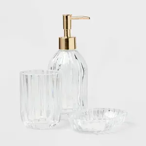 3pc Traditional Coordinate Bath Bundle Set - Threshold