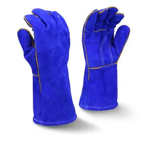 Radians RWG5210 Blue Regular Shoulder Split Leather Welding Glove / XL Size