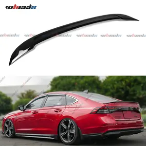 For 2023-2024 Honda Accord All Models | JDM Style High Mount Gloss Black Carbon Fiber Trunk Spoiler | Premium Exterior Modification Accessory  #ValentinesGift  #HondaAccordSpoiler #JDMTrunkWing