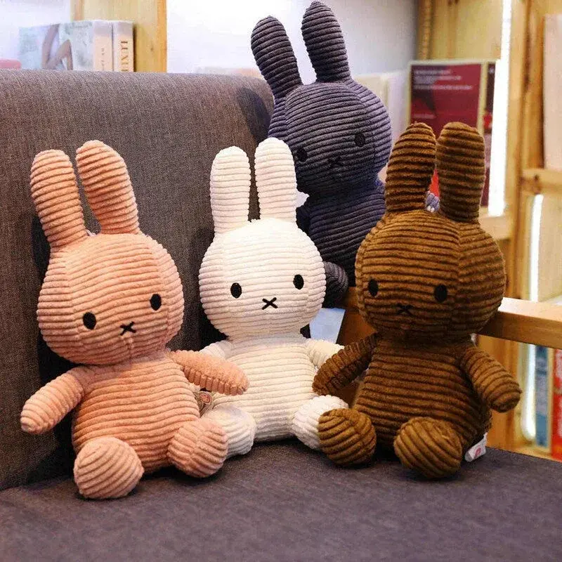 Best Seller Cartoon Miffy Rabbit Plush Toys Kawaii Baby Accompany Highquality Plushie Doll Cute Decoration Children's Gift