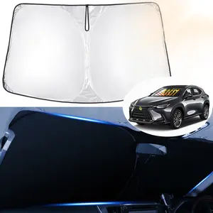 Canvcle Windshield Sun Shade for Lexus NX 300h/NX 300/NX 200t NX250 NX350 NX350h NX450h+ 2015-2026 Custom Fit Double Thickness UV Protection Foldable Sun Visor