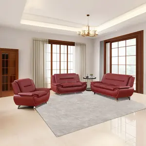 Sleek Modern Sofa, Loveseat and Chair Set - Sofas for Living Room, Ideal for Elevating Your Indoor Living Space, Sofas Living Room