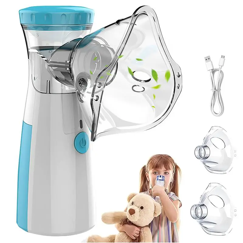 Ultrasonic Nebulizer - Nebulizer, Nebulizer for Adults and Children, Portable Nebulizer, Portable Nebulizer with Two Modes & Self-Cleaning Function for Breathing Problems