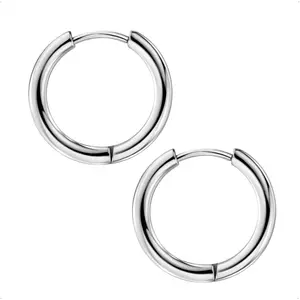 Surgical Steel Hoop Earrings for Men, Trendy Cartilage Earring Hoop Nose Ring   for Women