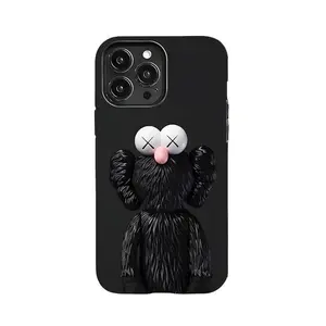 Kaws-Themed Phone Case — Compatible with iPhone 17/16/15/14/13/