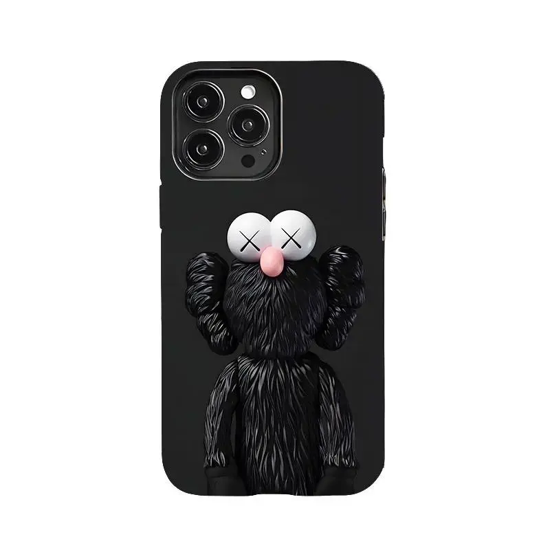 Kaws-Themed Phone Case — Compatible with iPhone 17/16/15/14/13/