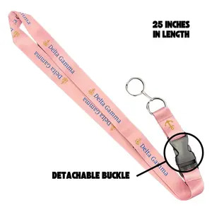 Delta Gamma Lanyard with Detachable Buckle *Officially Licensed*