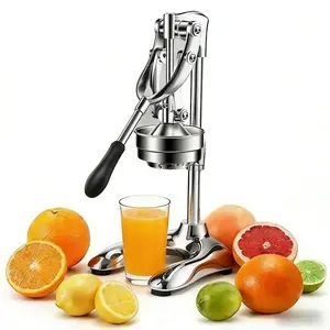 Citrus Juicer Extra Large CommercialGrade Manual Hand Press Heavy Duty CountertopSqueezer for Fresh Orange Juice Kitchen SturdyFruit Utensils Press Citrus Juicer metal  juicer  on  sale affordable aluminum manual press juicer iron clearance efficient more