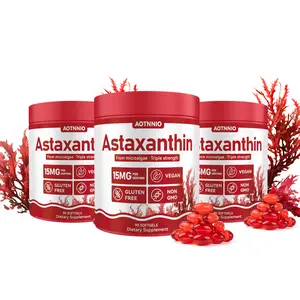 Premium Astaxanthin 15mg (90 Softgels) Natural Eye Antioxidant Supplement,Suitable for Men and Women