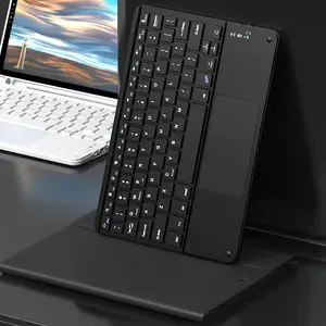 Rechargeable Touchpad Keyboard 10 inch Wireless Portable Keypads for iPad Tablet Phone PC Magnet Bluetooth Keyboard with Mouse Multifunctional Keyboard