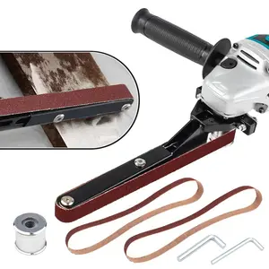 Angle Grinder Sanding Belt Accessories, Multi-Functional Sanding Machine Attachments, Rust Removal Polishing Grinding Tools for Metal, Stainless Steel, Wood, Plastic, Hard Floor