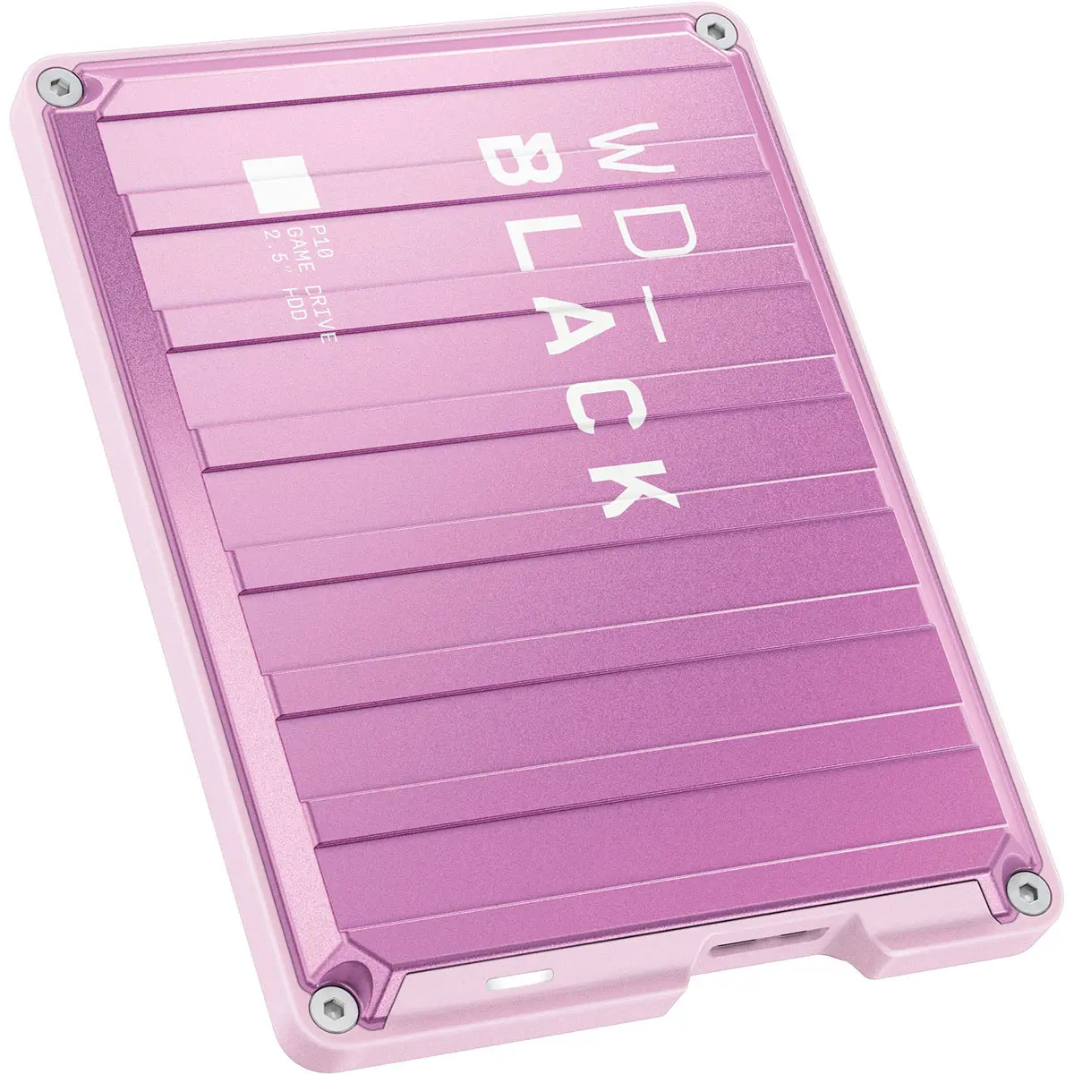 WD _BLACK P10 Game Drive 2TB USB 3.2 Gen 1 External Hard Drive, Pink
