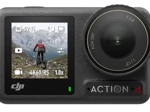 DJI Osmo Action 4 Standard Combo, Waterproof Action Camera with 1/1.3" Sensor, 4K/120fps Video, Stunning Low-Light Imaging, 10-bit & D-Log M Color Performance, Long-Lasting 160 Mins, Vlogging Camera