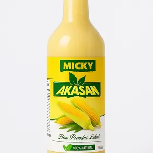 Micky Akasan 750ML- Authentic Haitian Cream with Corn & Premium Cream for Holidays Dessert Pairings & Gifts