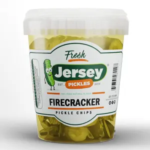Jersey Pickles - Firecracker Mild Hot - Instant Food - Delicious - Natural Flavors