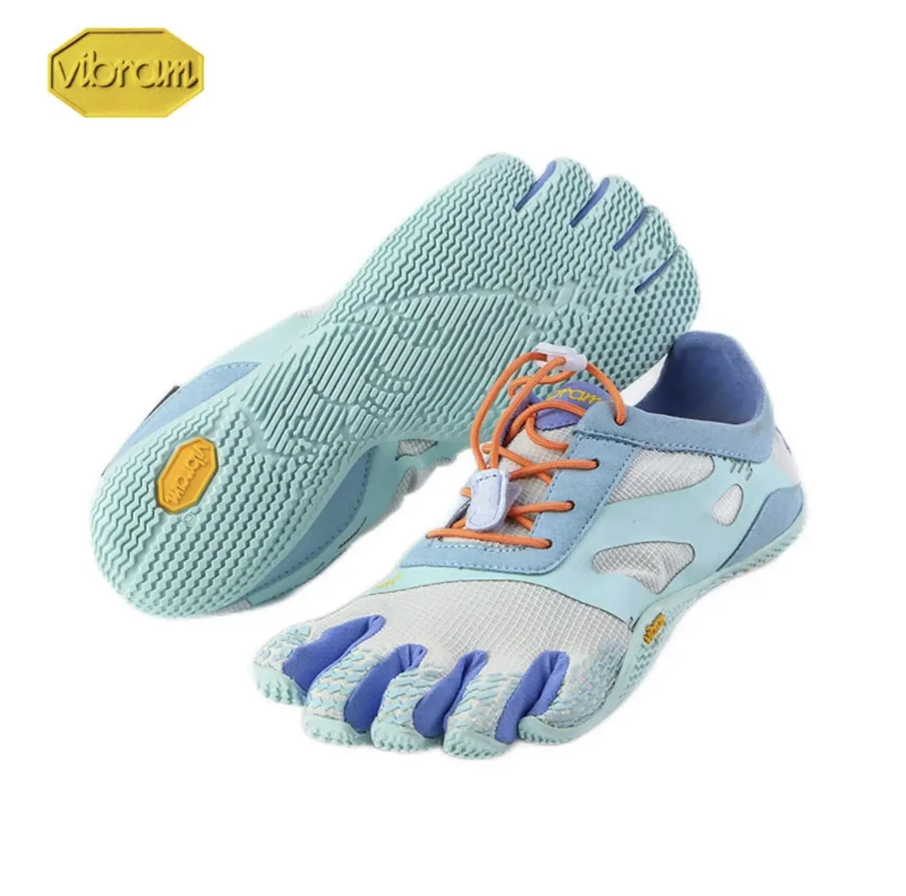 Vibram FiveFingers All Terrain Barefoot Five Toe Shoes for Men Women, Versatile Minimalist Multi-Use Sneakers with Adjustable Wide Toe Box, All-Grip Zero Drop Multi-Surface Sole, Fit for Yoga, Beach Activities, Camping and All-Day Outdoor Adventures.