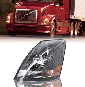 Torque Headlight Driver Left Side Replacement for 2004-2018 Volvo VNL 670 780 semi Trucks VN VNM 200 300 430 630 730 2005 2006 2007 2008 2009 2010 2011 2012 2013 2014 2015 2016 2017 (TR001-L)