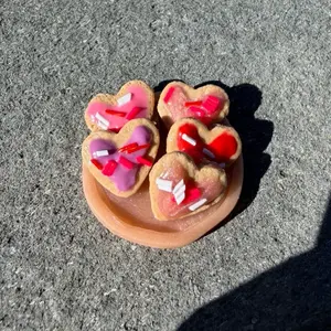 Valentines Cookie Plate Magnet