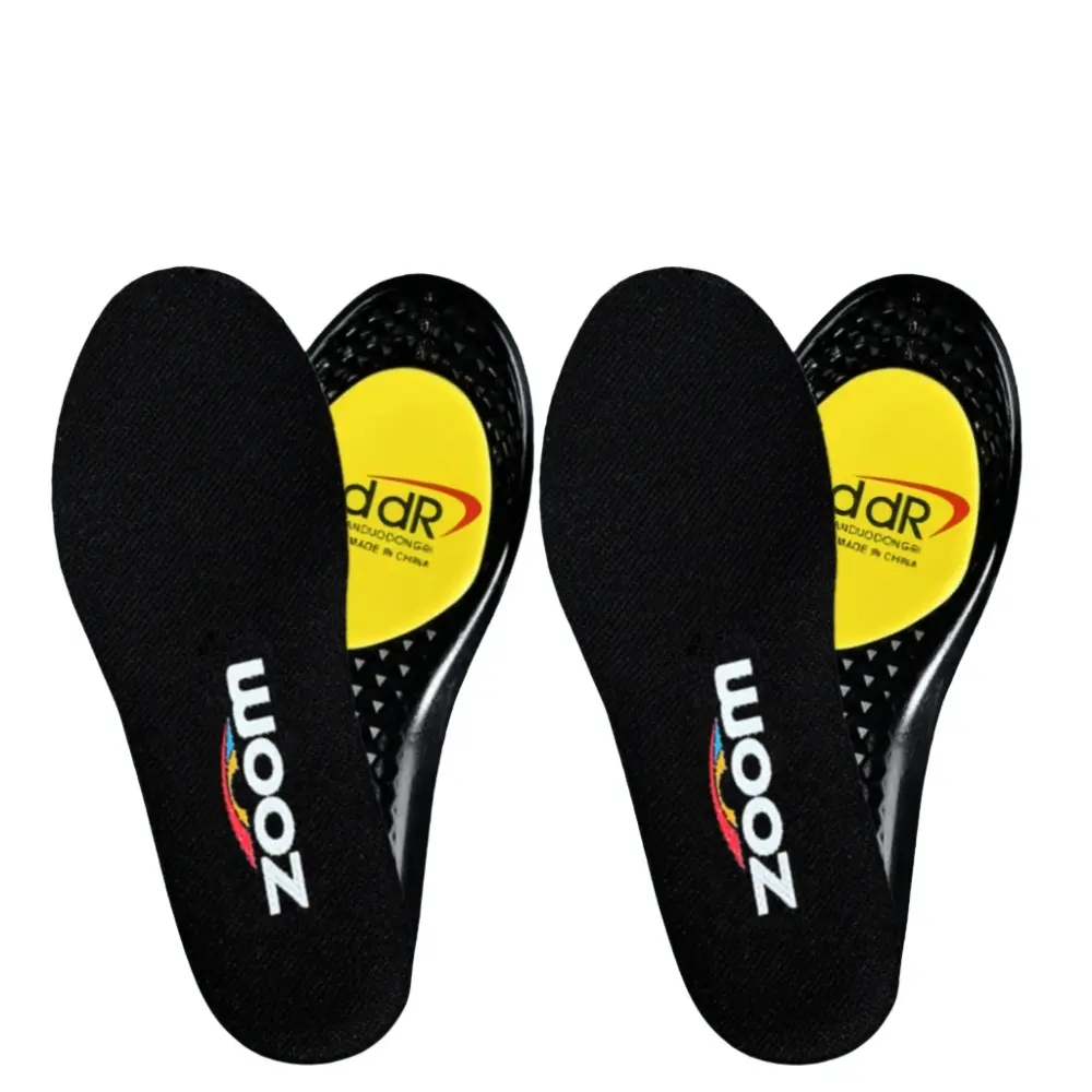 Height Increase Insoles, 2-Pair Multipack, Ultra-Thin PU Leather Athletic Inserts for Cleats & Shoes, Shock-Absorbing Lightweight Cushioned Soles for All Seasons, 2-Pair Pack, Sports Insoles, Performance Insoles