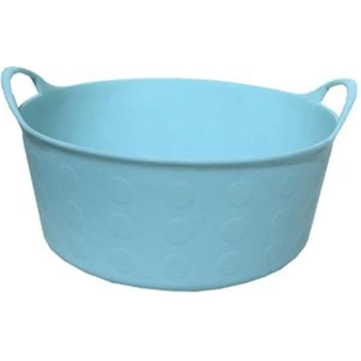 212 MAIN S4-SBL 4gal Flexible Plastic UV Resistant Tuff Flex Tub, Sky Blue, Home Care Supplies, Household Items, Home Supplies, Gallon Bucket