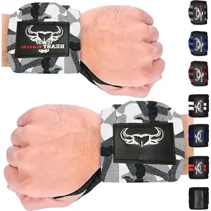 Wrist Wraps for Weightlifting - Adjustable Lifting Straps With Thumb Loop for Enhanced Gym Support, Powerlifting, Bodybuilding and Workout