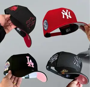 New Era Style Urban Snapback Cap, Adjustable Flat Bill Baseball Hat for Streetwear Everyday Wear