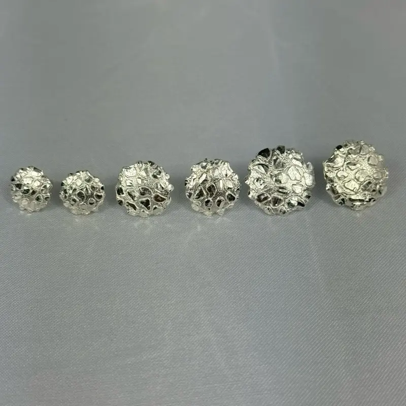 925 Silver Nugget Earrings - Mens Earrings - Women Earrings - Unisex Earrings