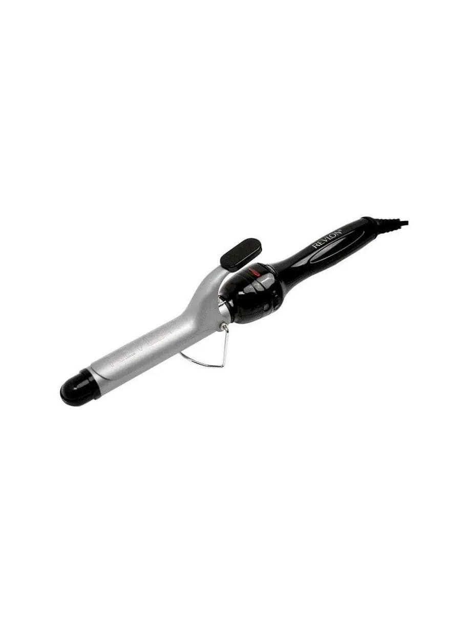 REVLON 1 in. Ceramic Curling Iron - Silicone Coated, 30-Second Heat-Up Ready Light, High Heat Evenness, Shine Enhancing, Compact Design with Silicone Storage Cover for Curly Hair Styling (Beauty & Personal Care), Silicone Coating