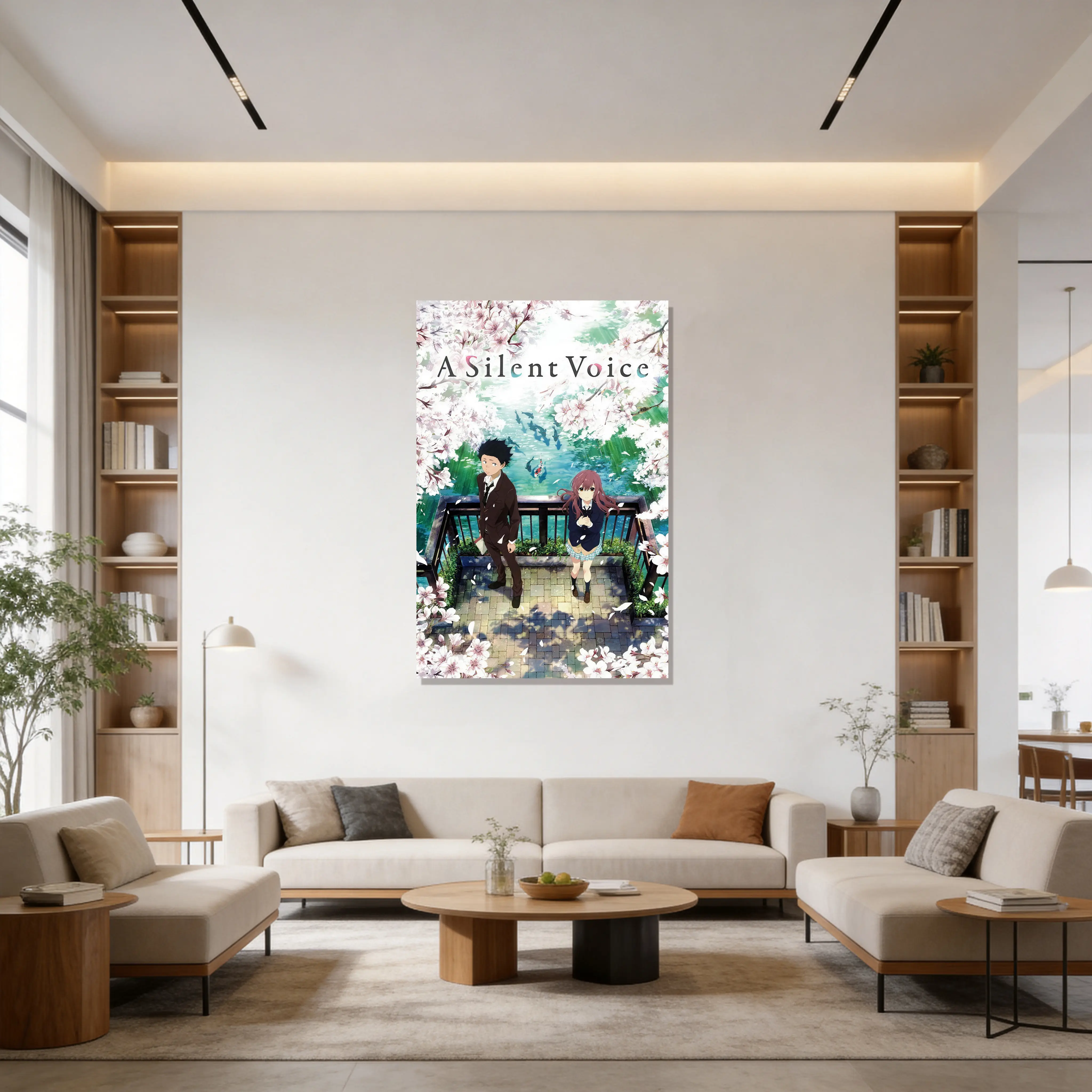 A Silent Voice Art Painting Decorative Classic Poster Art Wall Art Oil Painting Art Canvas Poster Decorative Painting Porch Living Room Art Decoration