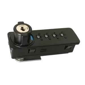 FixtureDisplays Combination Cam Lock Master Key Cabinet Combo Lock Drawer Lock Donation Box Lock Pass Code Pin Work with 22 GA Sheet Metal, Can Modify to Work with 3/4" Wood Door 18619-3PK-NF