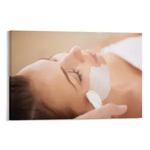 Facial Skin Care Wall Art Sauna Mask Picture Spa Wall Art Beauty Salon Poster