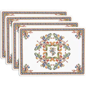 Home Cork Placemats 16 x 12-Inch Set of 4 (Italian Tile)