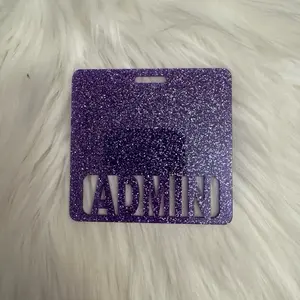 Purple admin badge buddy