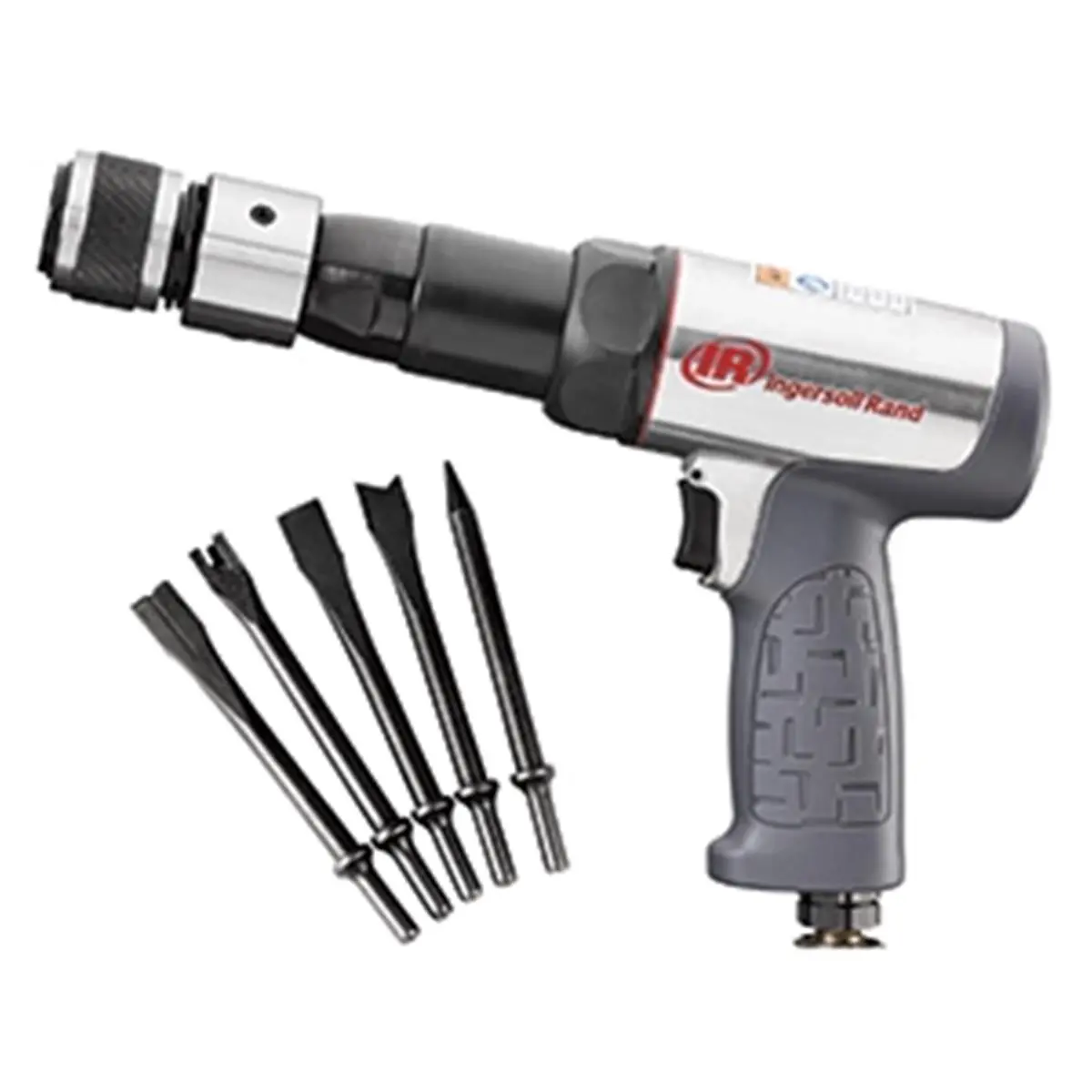 Ingersoll-Rand IR119MAXK Long Barrel Anti-Vibration Air Hammer Kit with Anti-Vibration Mechanism, 3.5" Stroke Power Tool, Light & Quiet MRO Hand Tool, Power Tools