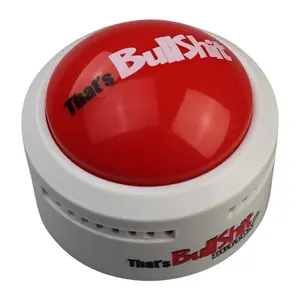 Talkie Toys Product That's Bullshit Button - Talking Button with Humorous Bullshit Sayings for Calling Out Fake News and Political BS