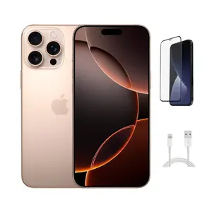 Refurbished iPhone 16 Pro Max (Unlocked)-Excellent Condition with Pre-Installed Tempered Glass & 1 Year Warranty  A3084