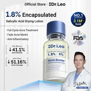 Dr.Leo Drying Lotion – Pimple Treatment & Body Acne Treatment 1.8% Encapsulated Salicylic Acid+4% Niacinamide – For Oily, Acne-Prone & Sensitive Skin (20ml) #Summervibes