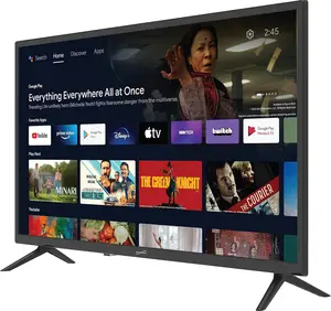 Supersonic 32-Inch LED Smart HDTV SC-3250GTV with Remote Control 1080p Resolution 60Hz Refresh Rate Google Assistant Built-in ATSC NTSC